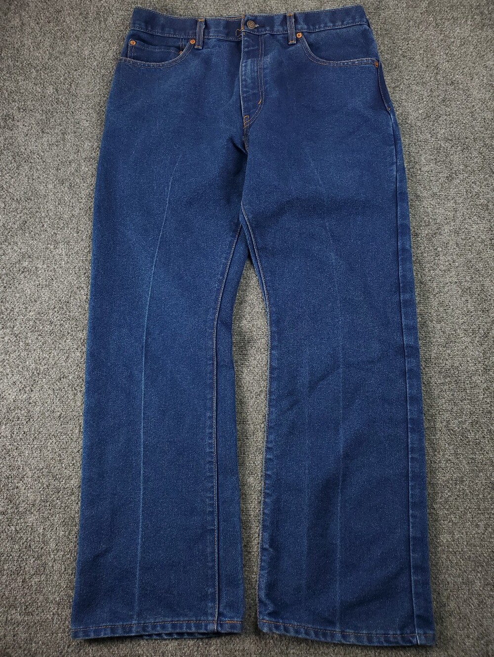 Levis 517 Jeans Mens 38x32 Bootcut Western Fit Cowboy Dark Wash Blue Denim - Picture 1 of 7